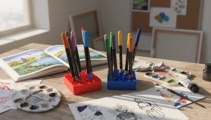 Moderní 3D organizér na psací potřeby – stojan na tužky & fixy