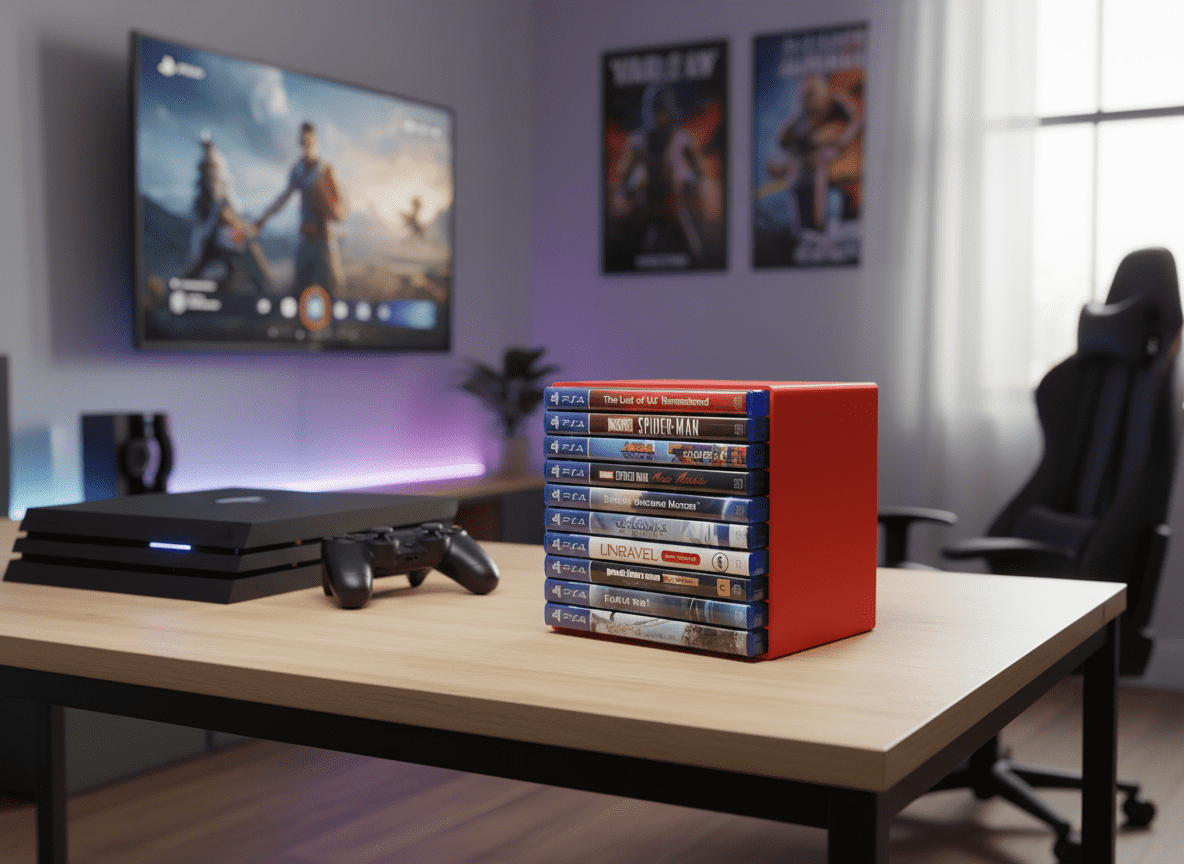 Držák na PC/PS hry