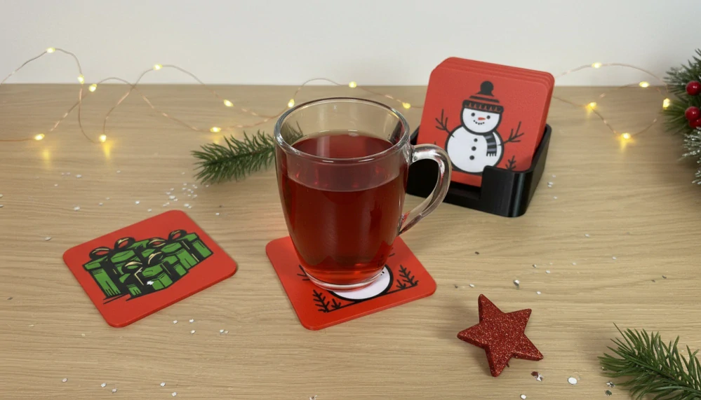 Vánoční podtácky - sada č. 2