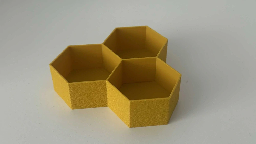 Organizér na tužky s designem včelí plástve – 3 velikosti (PLA, 3D tisk)