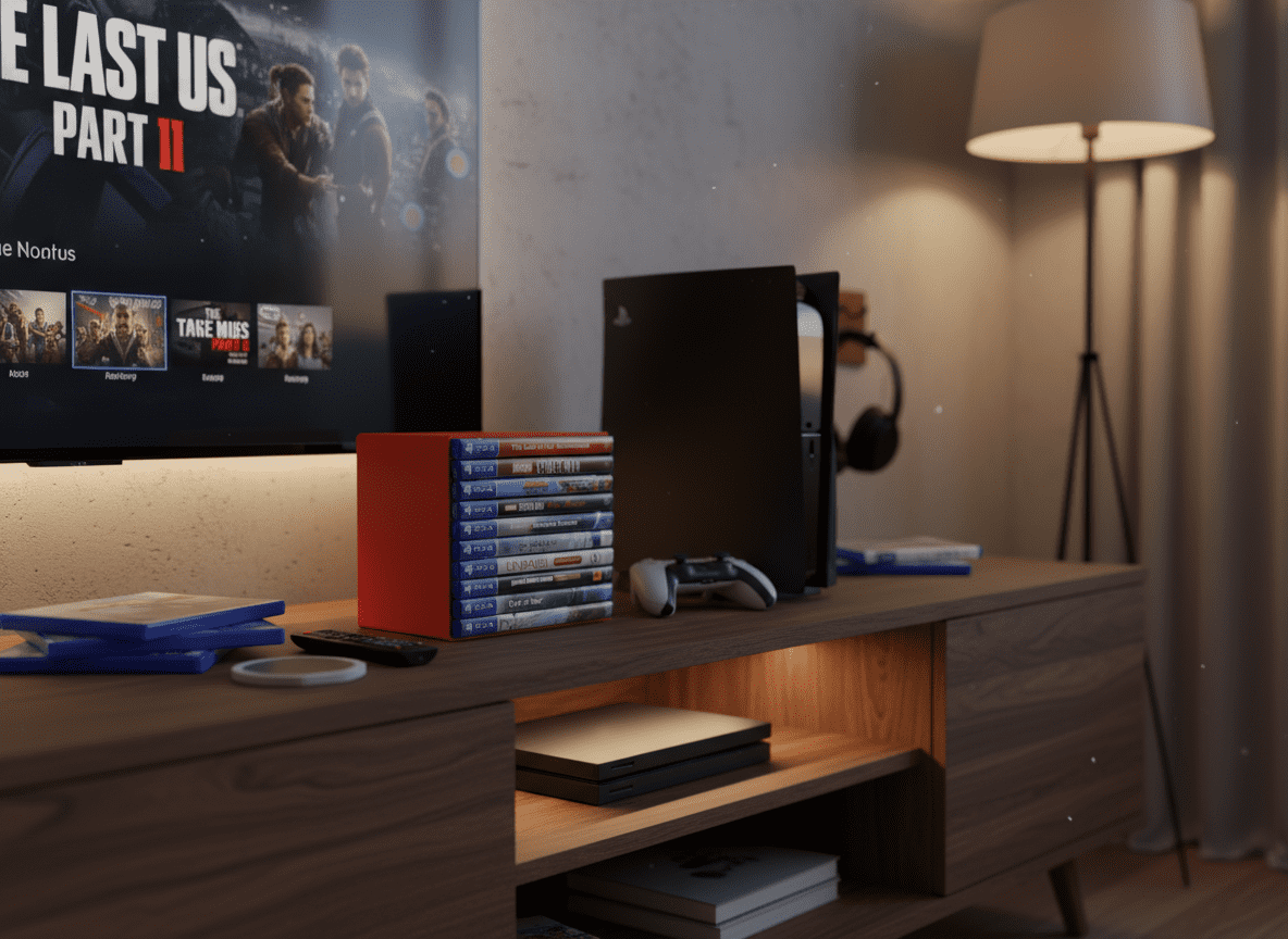 Držák na PC/PS hry