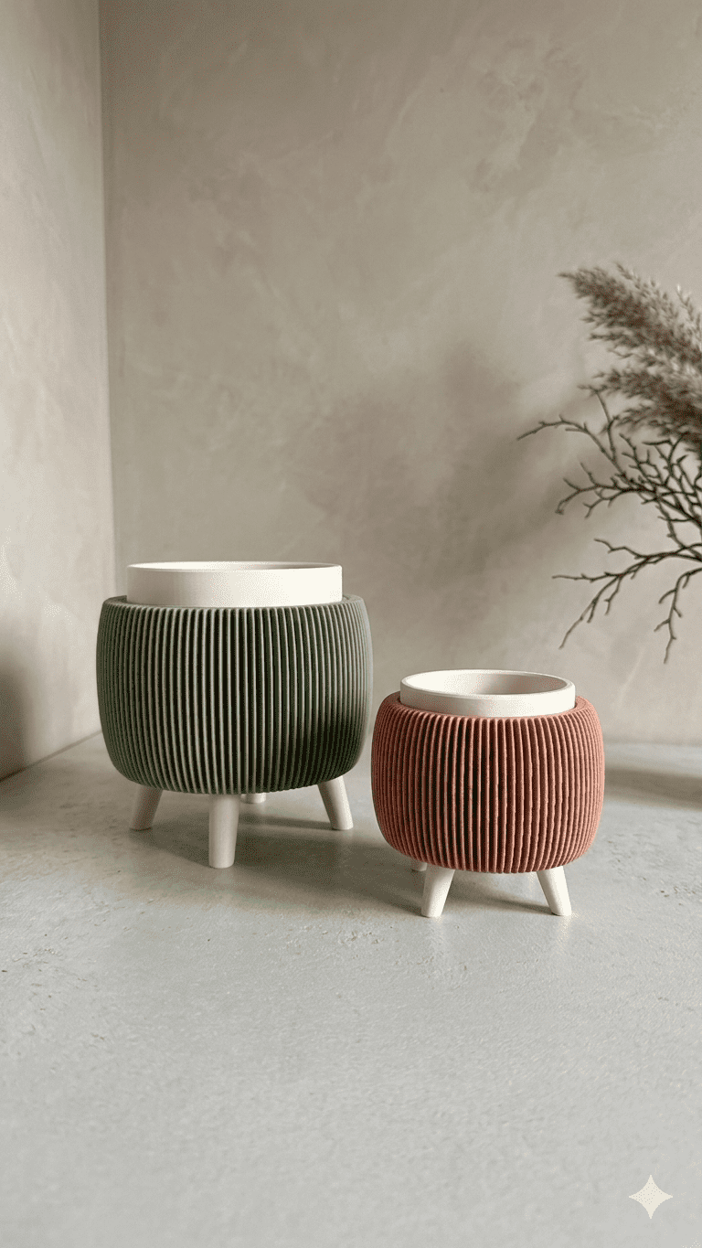 THALOR – designový květináč na nožkách